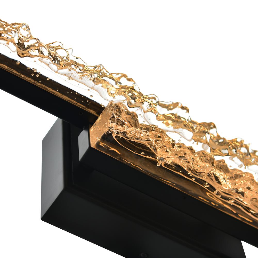 Stagger Integrated LED Black Vanity Light. Picture 6