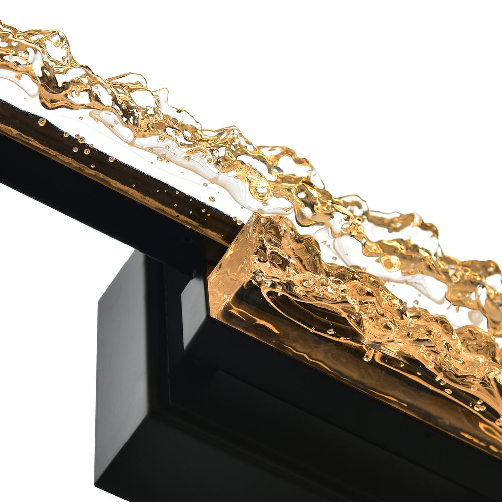 Stagger Integrated LED Black Vanity Light. Picture 3