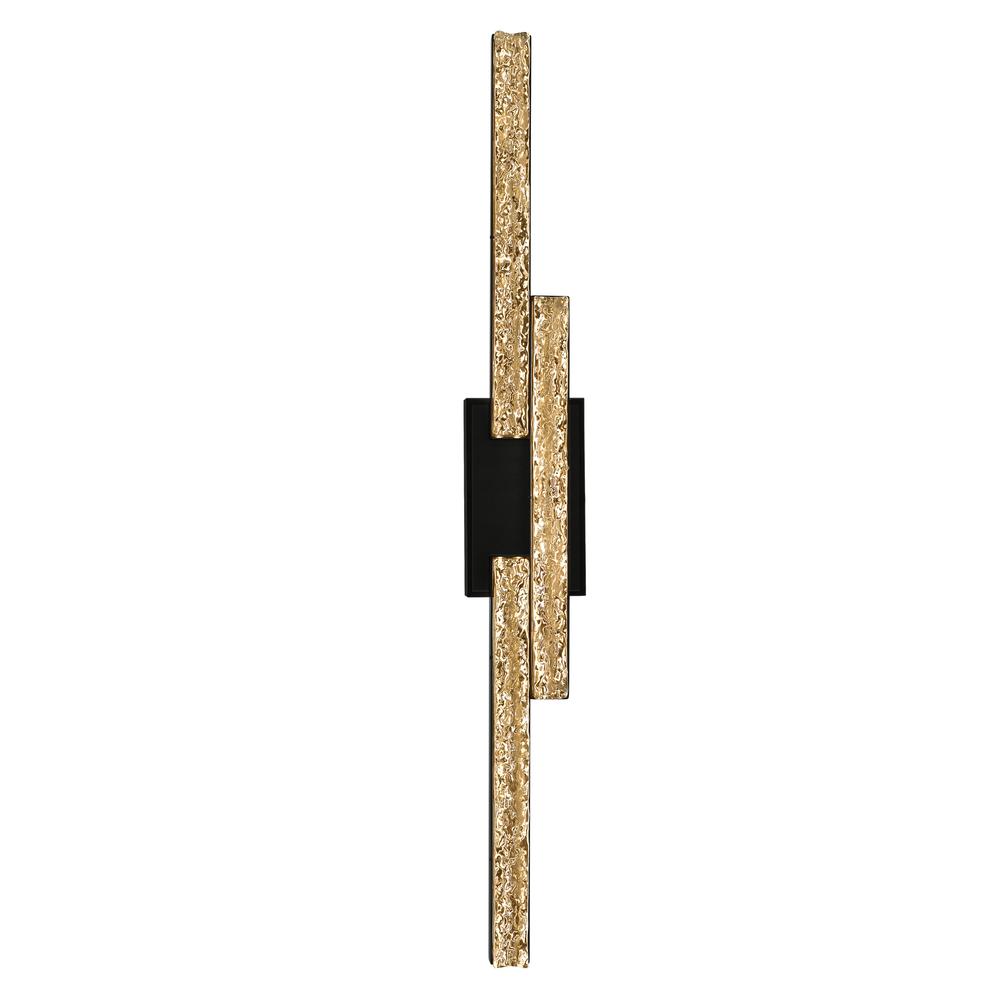 Stagger Integrated LED Black Vanity Light. Picture 5