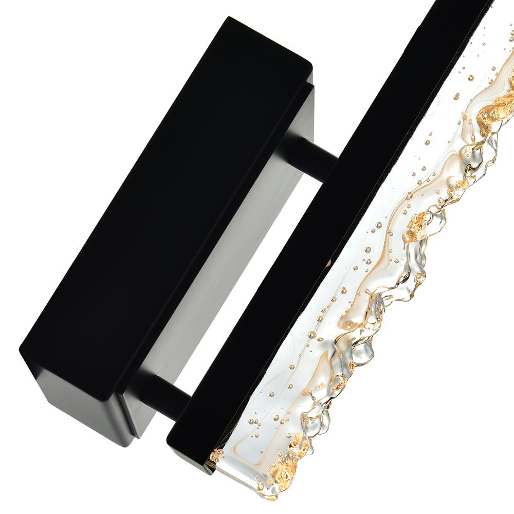 Stagger Integrated LED Black Wall Light. Picture 4