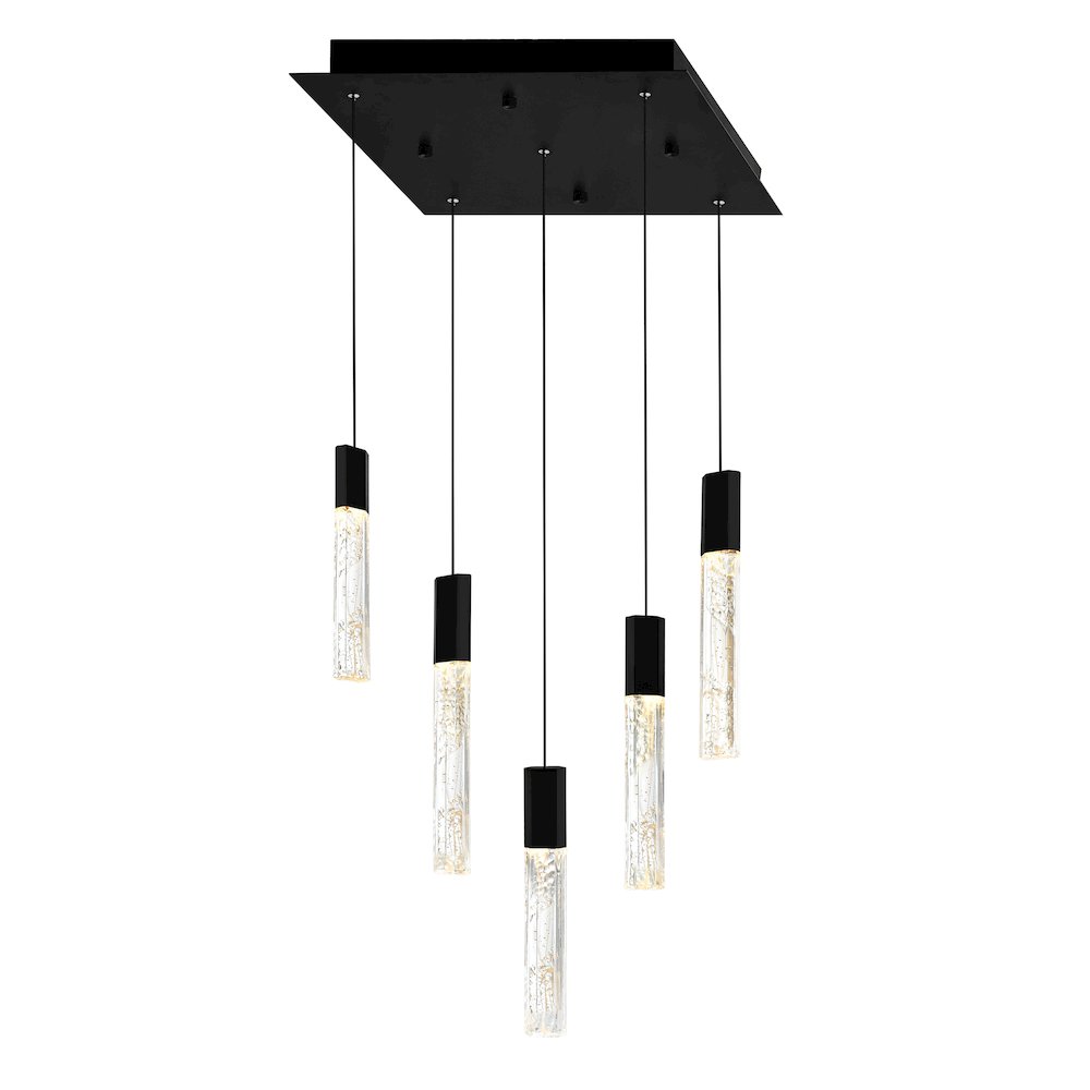 Greta Integrated LED Black Mini Pendant. Picture 1
