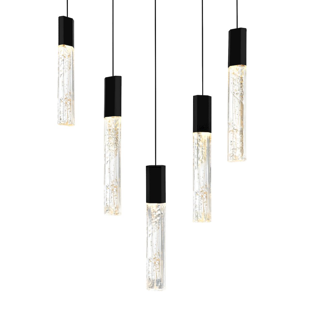 Greta Integrated LED Black Mini Pendant. Picture 2