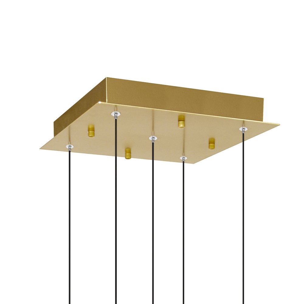 Greta Integrated LED Brass Mini Pendant. Picture 6