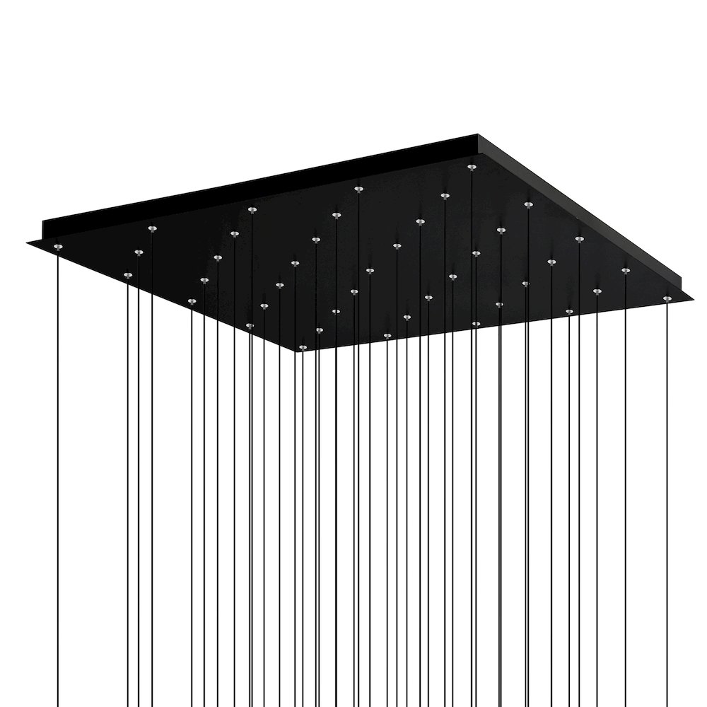 Greta Integrated LED Black Chandelier. Picture 5