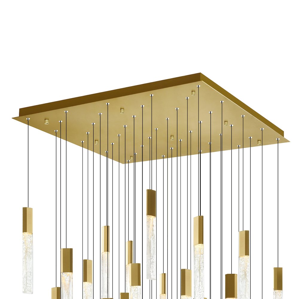 Greta Integrated LED Brass Chandelier. Picture 5