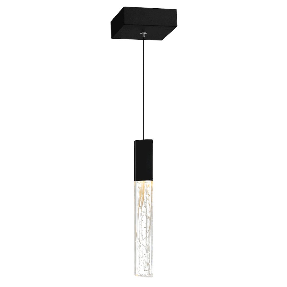 Greta Integrated LED Black Mini Pendant. Picture 1