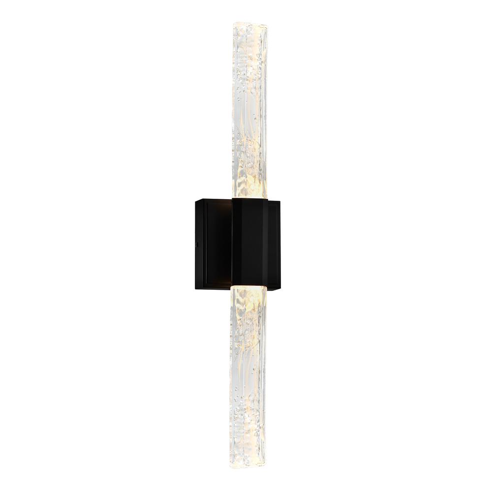Greta Integrated LED Black Vanity Light. Picture 1
