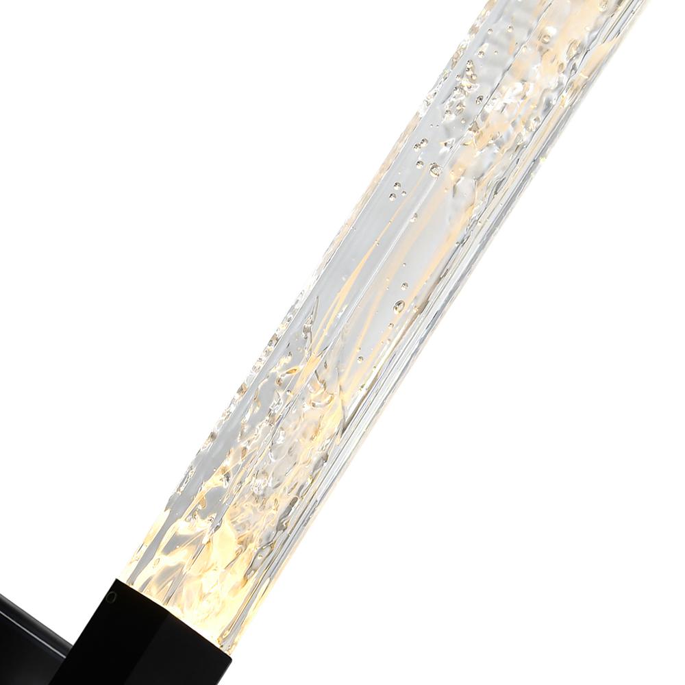 Greta Integrated LED Black Vanity Light. Picture 4