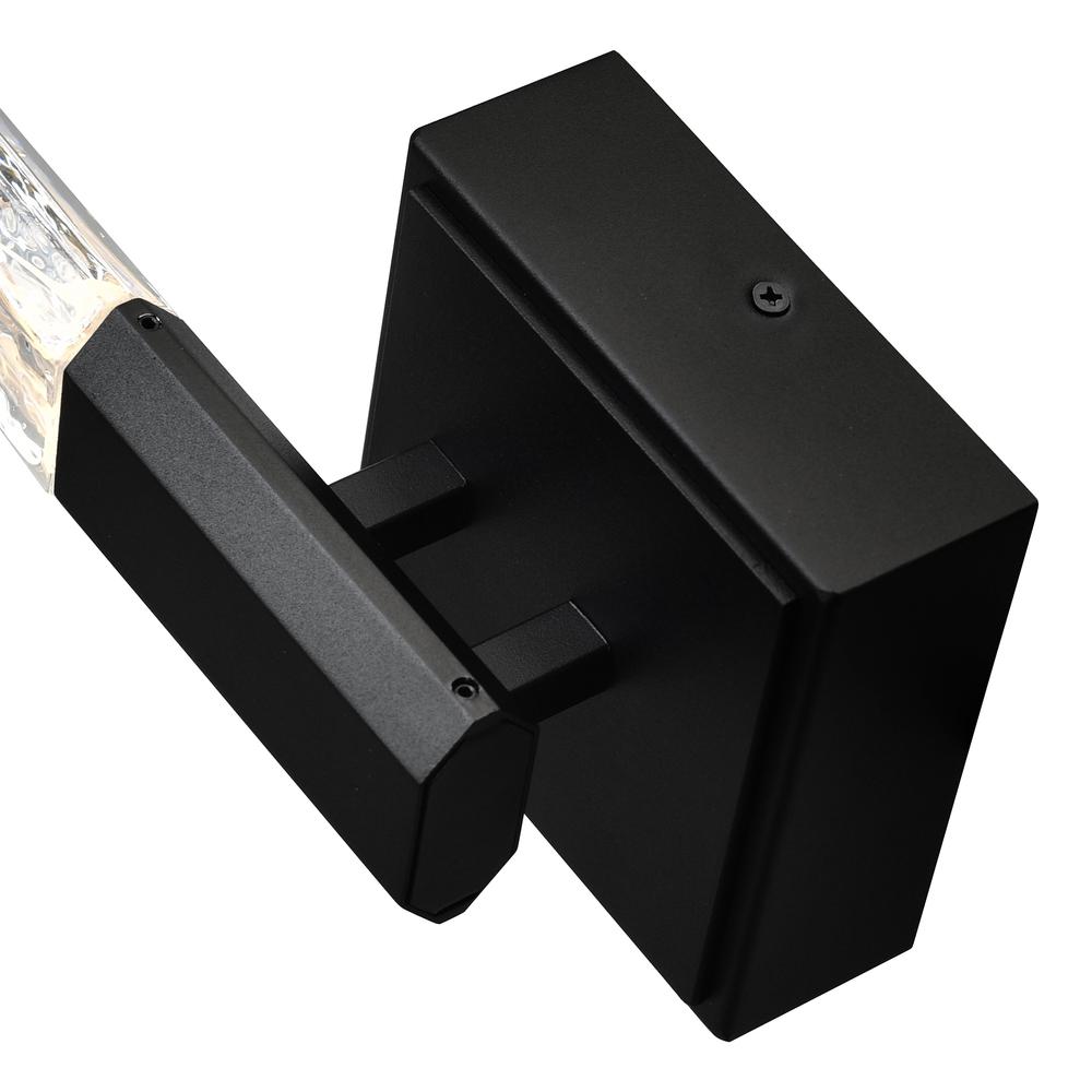 Greta Integrated LED Black Wall Light. Picture 4