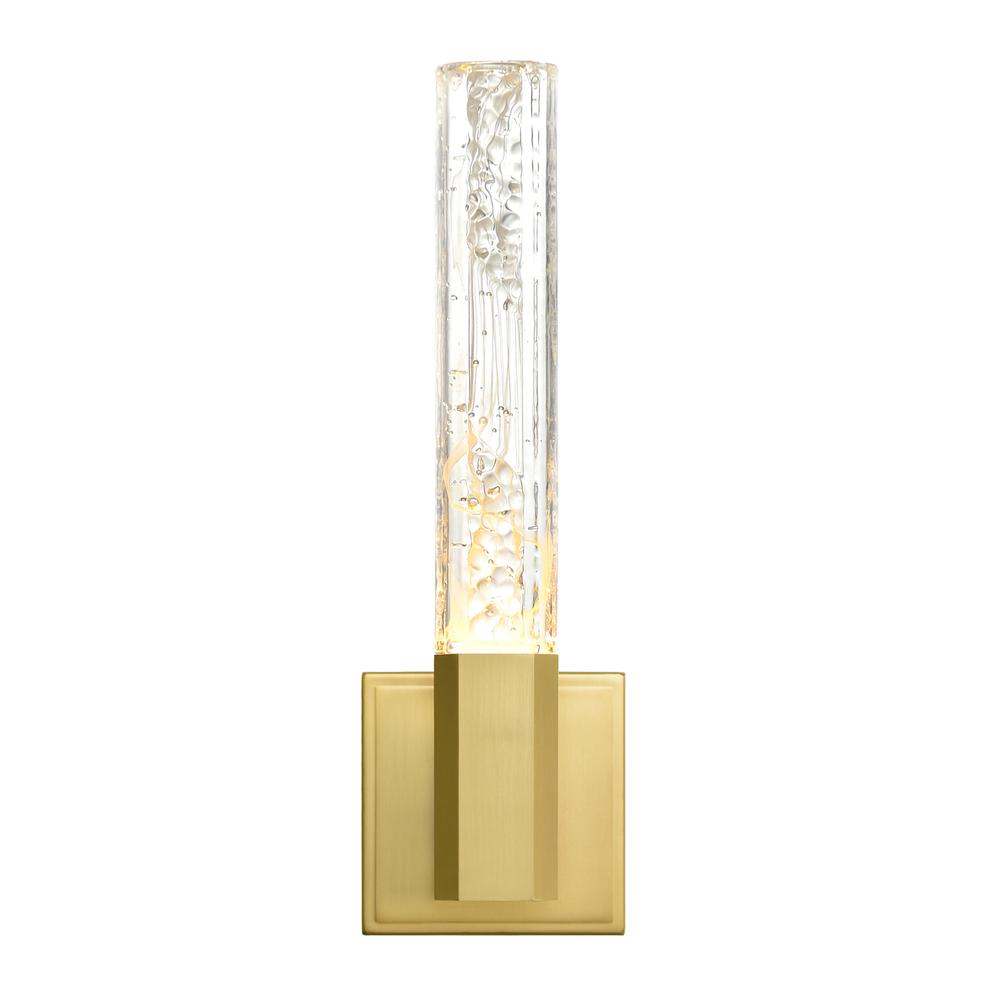 Greta Integrated LED Brass Wall Light. Picture 2
