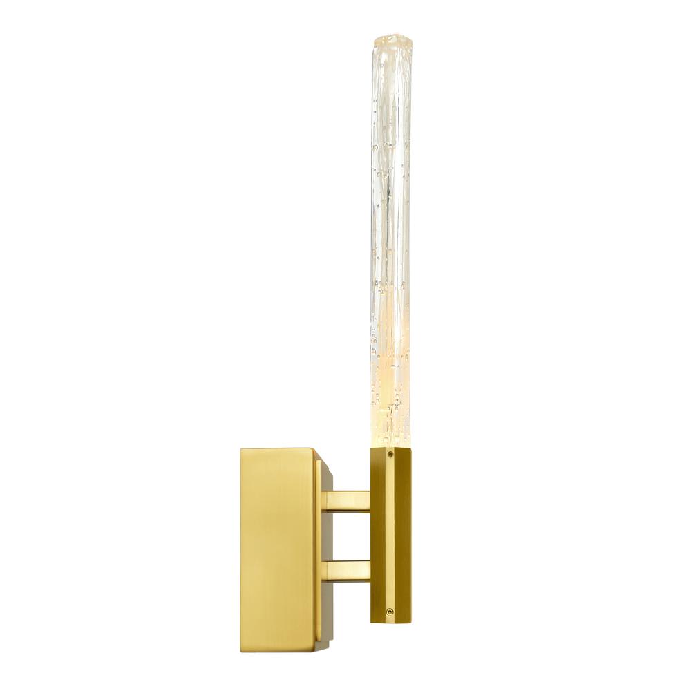 Greta Integrated LED Brass Wall Light. Picture 3