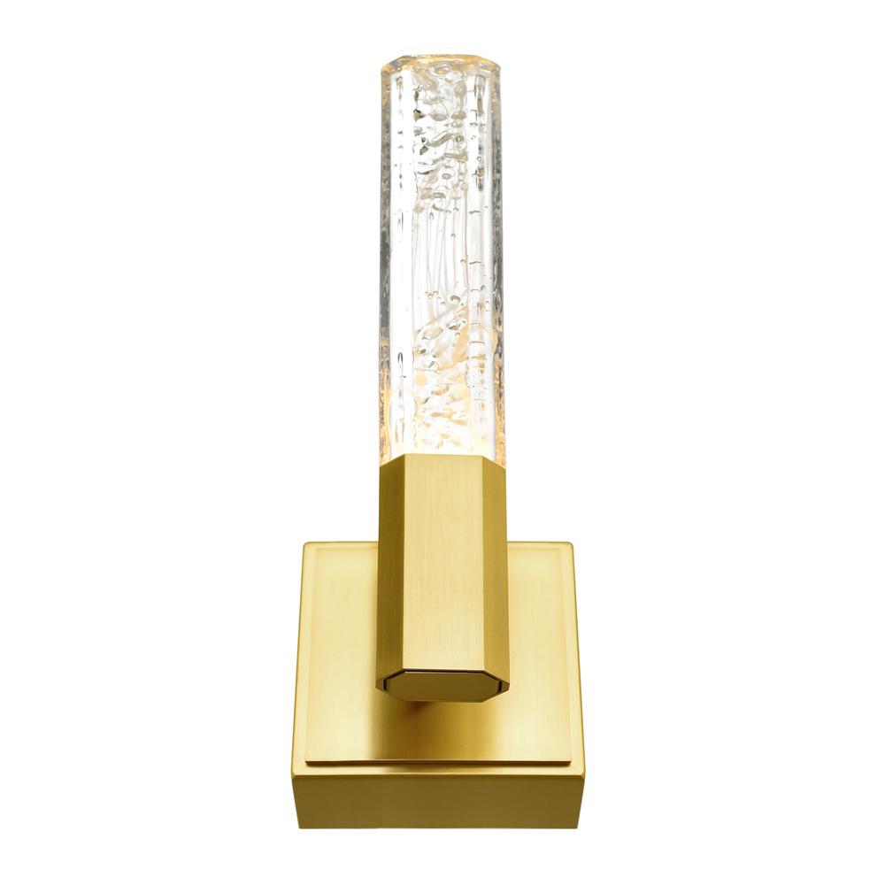 Greta Integrated LED Brass Wall Light. Picture 4