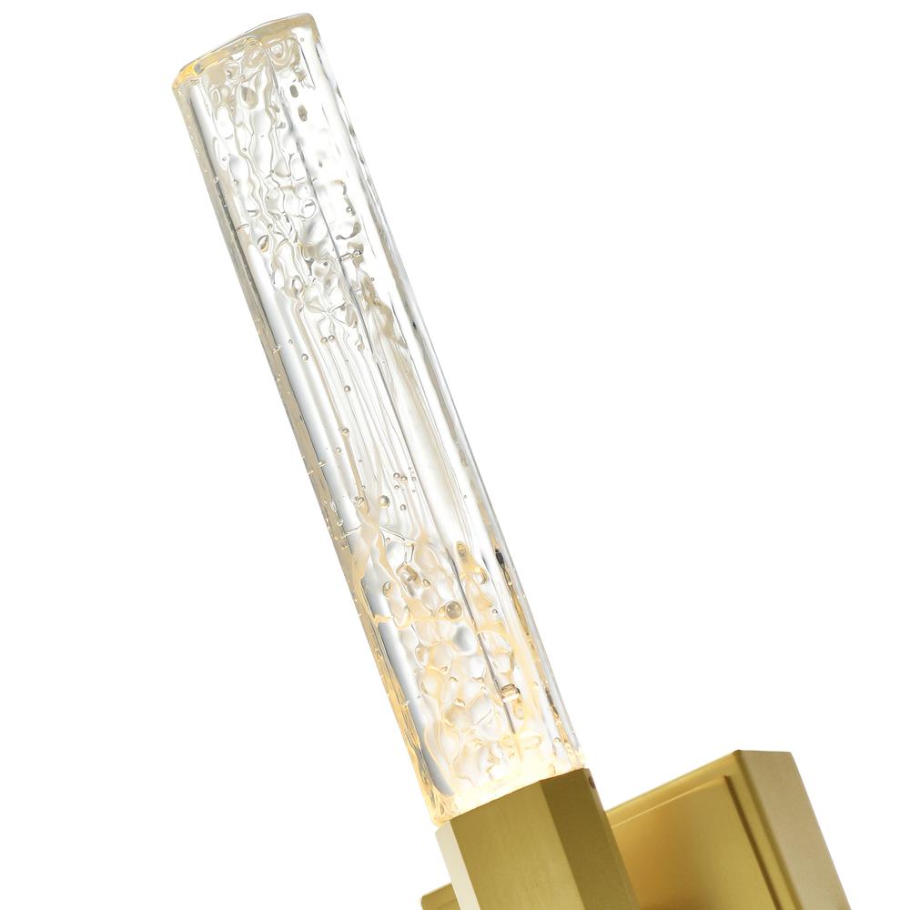 Greta Integrated LED Brass Wall Light. Picture 5