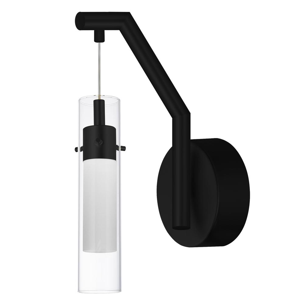 Olinda LED Integrated Black Wall Light. Picture 4
