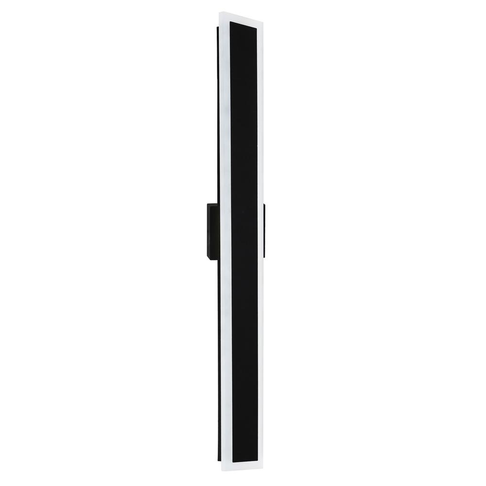 Malibu LED Integrated Black Outdoor Wall Light. Picture 5