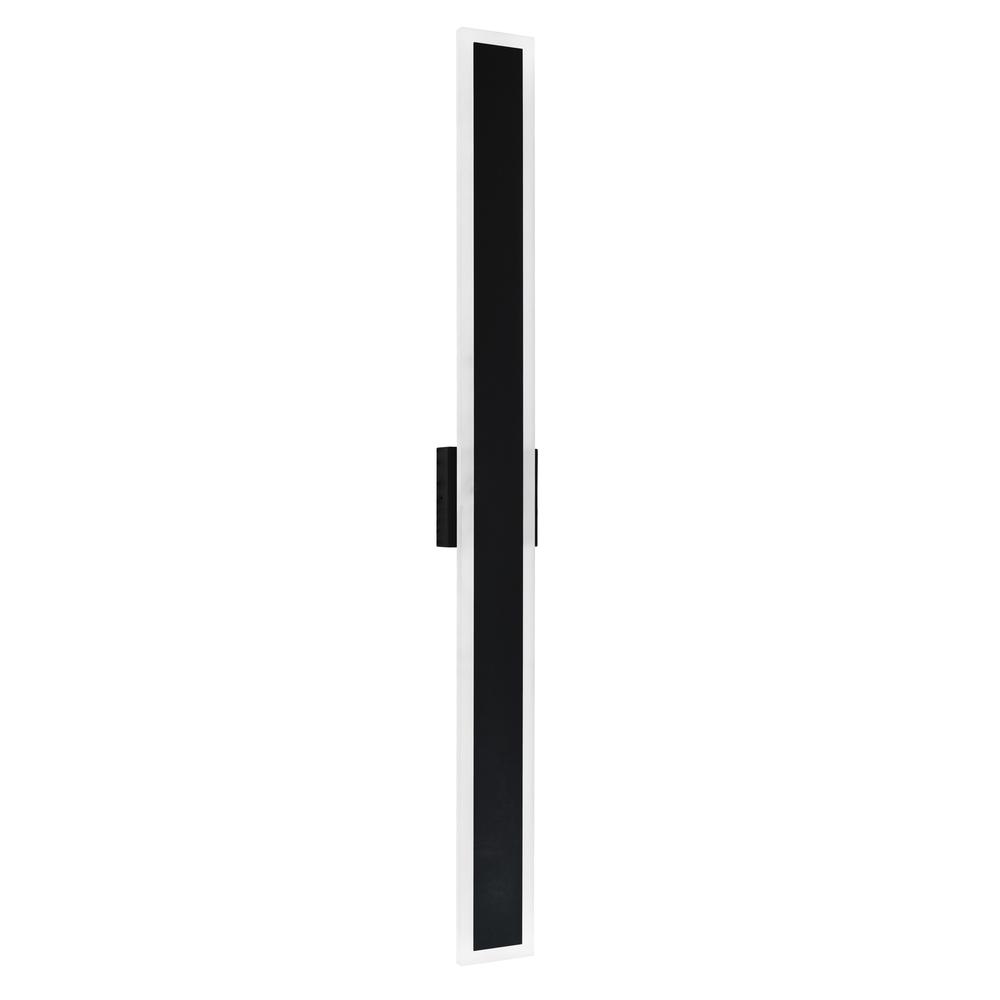 Malibu LED Integrated Black Outdoor Wall Light. Picture 5