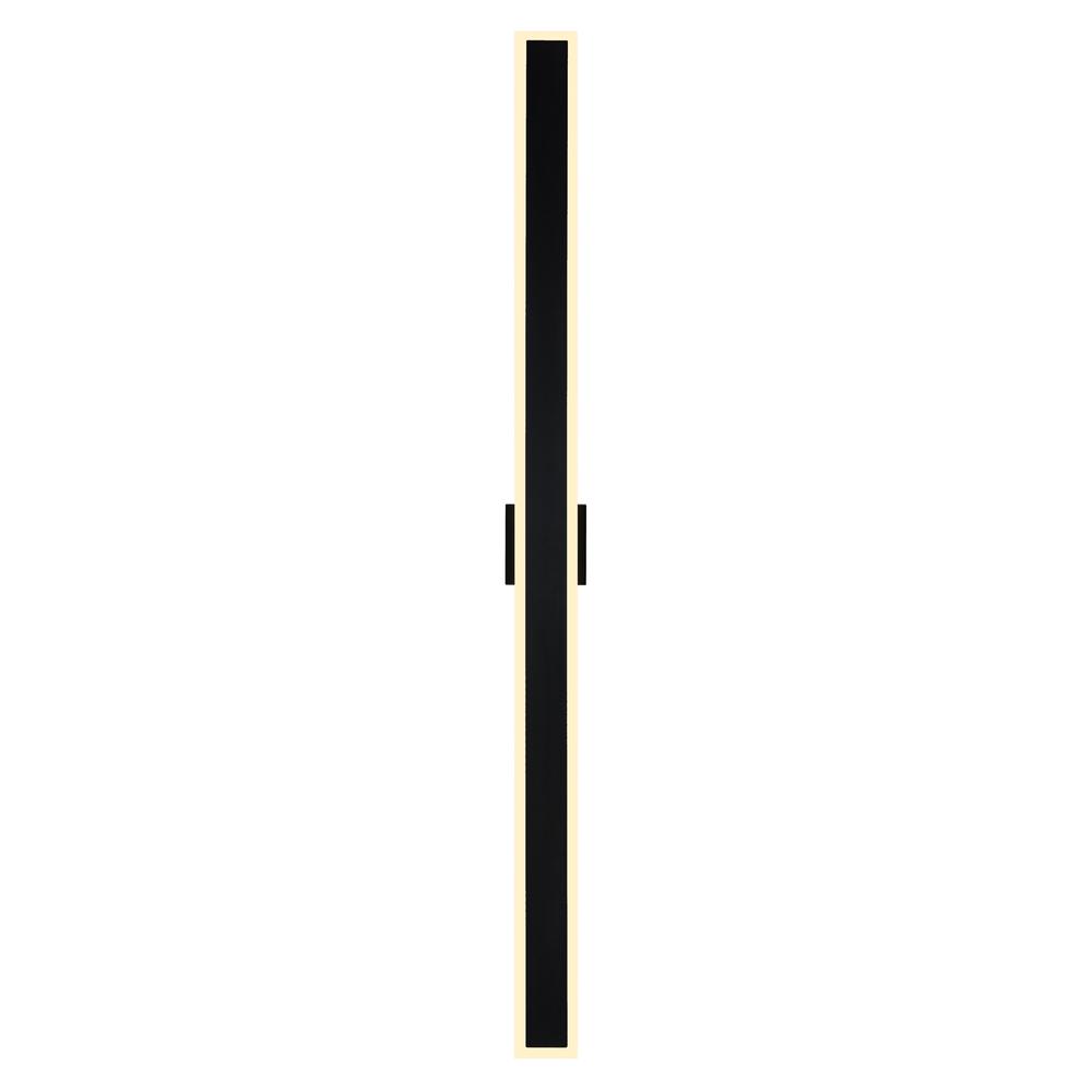 Malibu LED Integrated Black Outdoor Wall Light. Picture 1