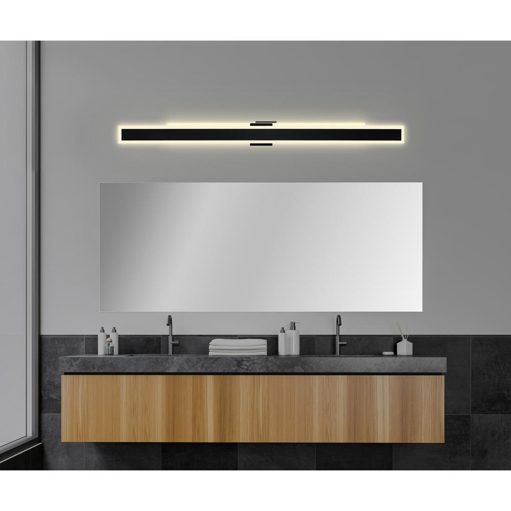 Malibu LED Integrated Black Outdoor Wall Light. Picture 7