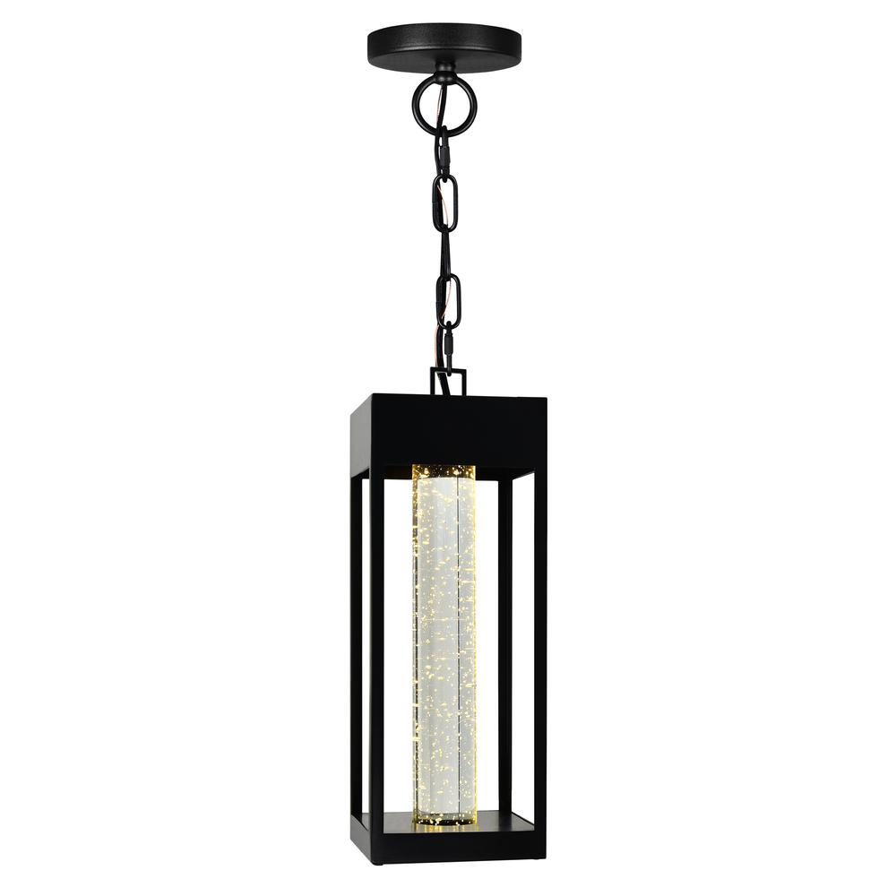 Rochester LED Integrated Black Outdoor Ceiling Light. Picture 1