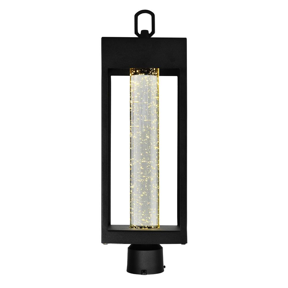 Rochester LED Integrated Black Outdoor Lantern Head. Picture 2