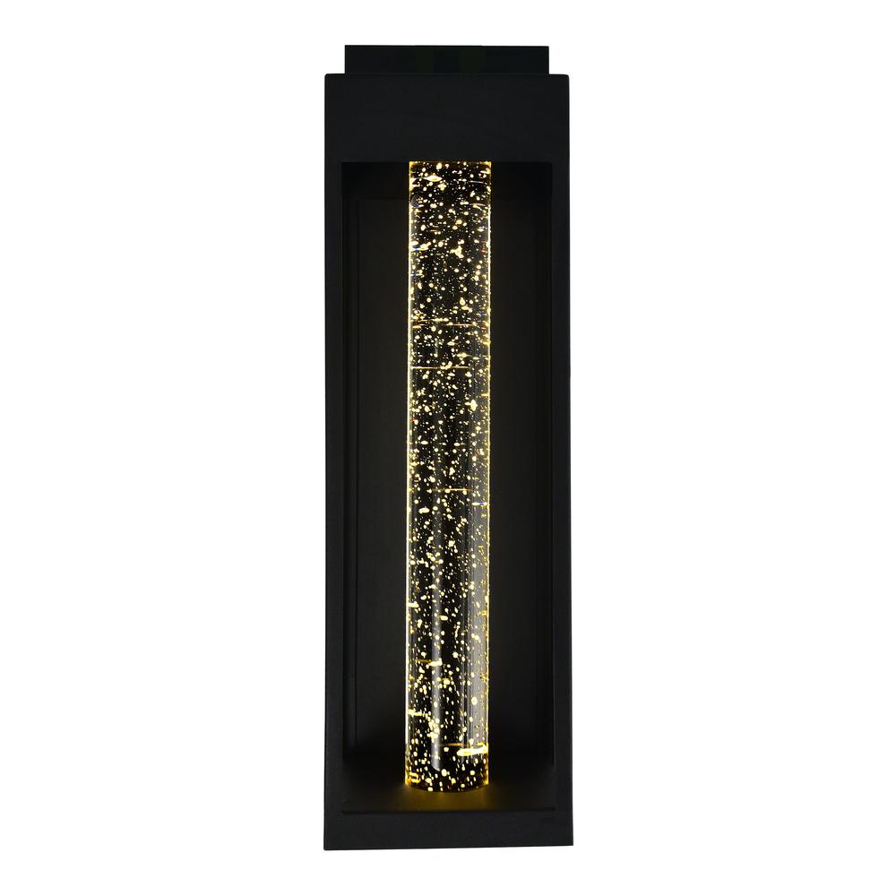 Rochester LED Integrated Black Outdoor Wall Light. Picture 4