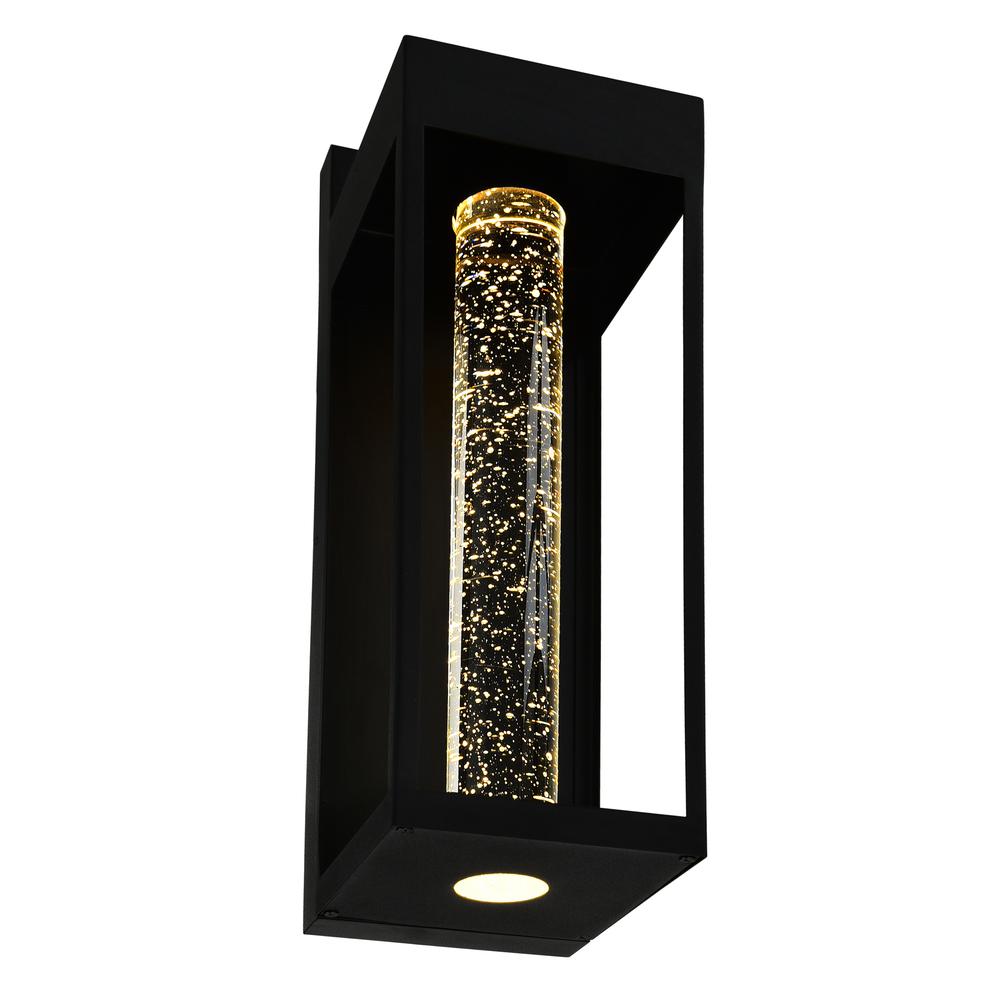 Rochester LED Integrated Black Outdoor Wall Light. Picture 5