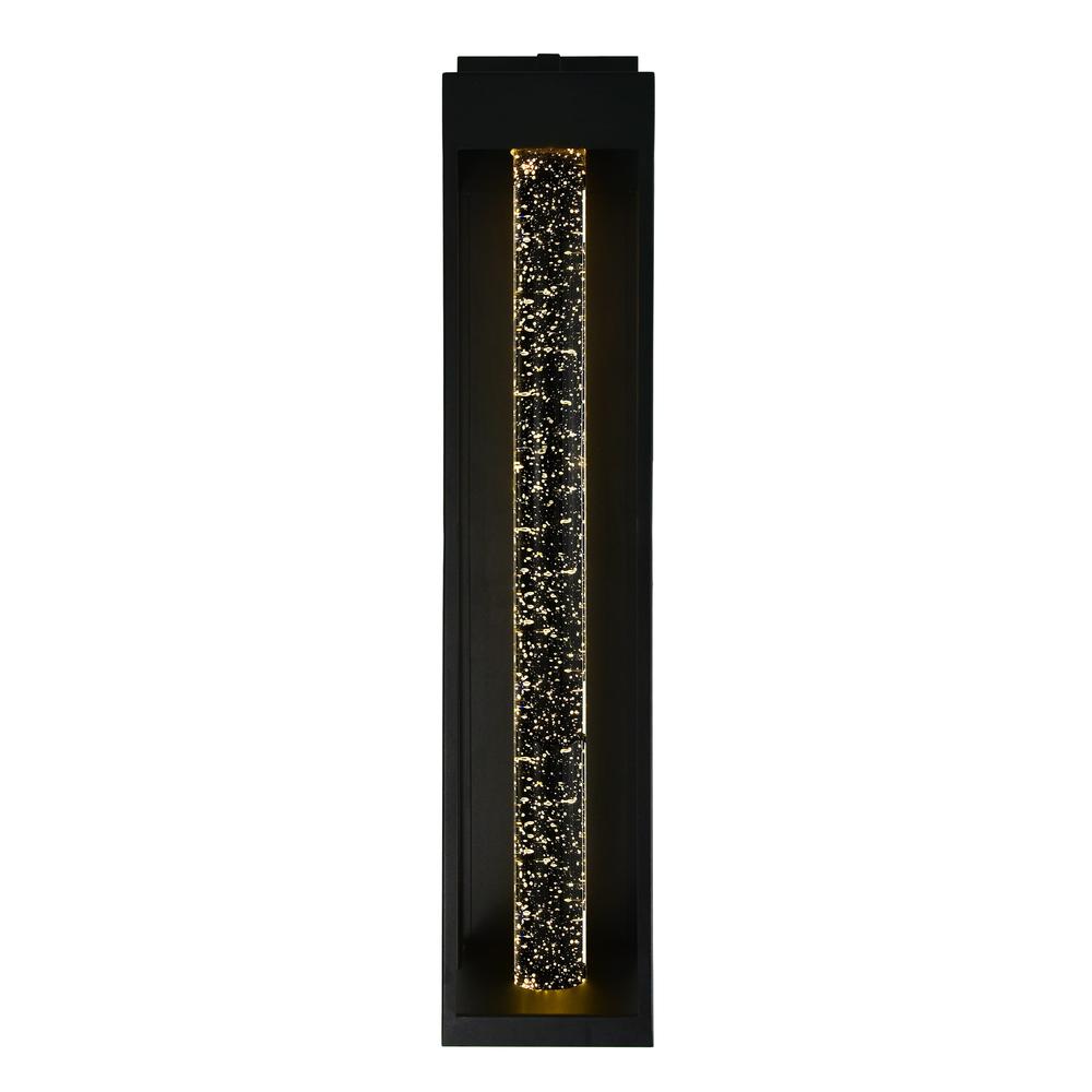 Rochester LED Integrated Black Outdoor Wall Light. Picture 5