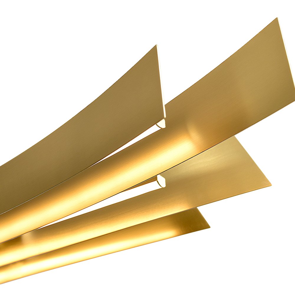 Integrated LED Brass Island/Pool Table Light. Picture 5