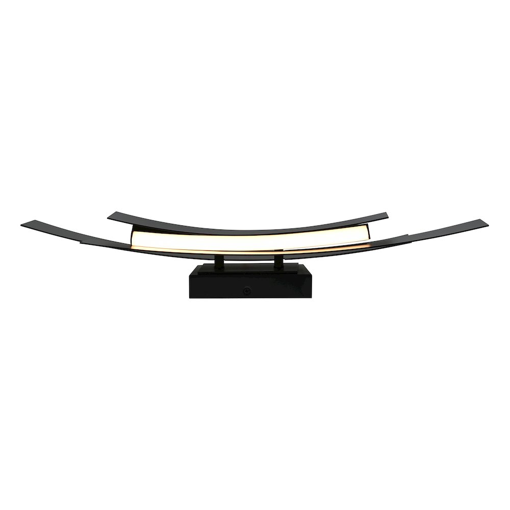 Candora Integrated LED Black Vanity Light. Picture 3