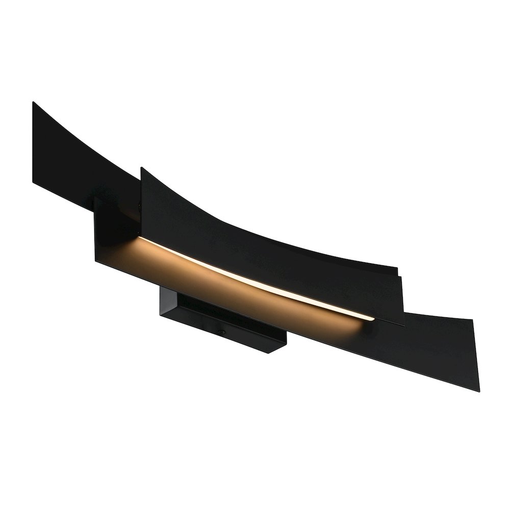 Candora Integrated LED Black Vanity Light. Picture 4