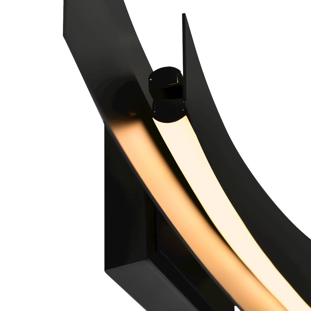 Candora Integrated LED Black Vanity Light. Picture 7