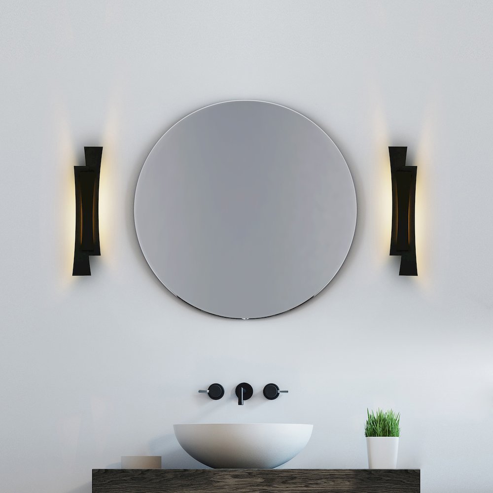 Candora Integrated LED Black Vanity Light. Picture 9