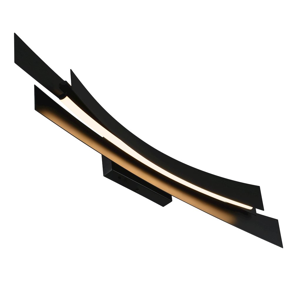 Candora Integrated LED Black Vanity Light. Picture 4