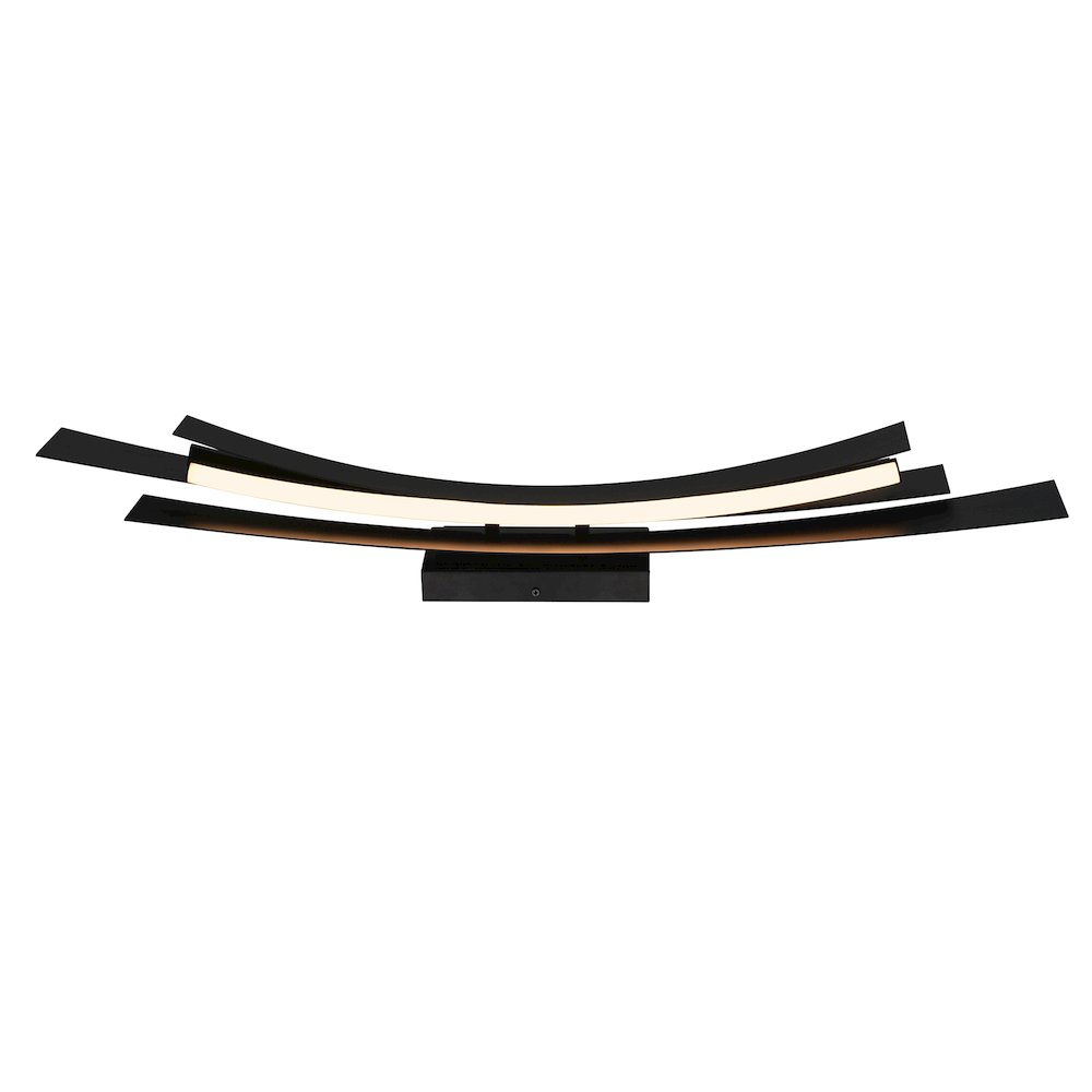 Candora Integrated LED Black Vanity Light. Picture 5