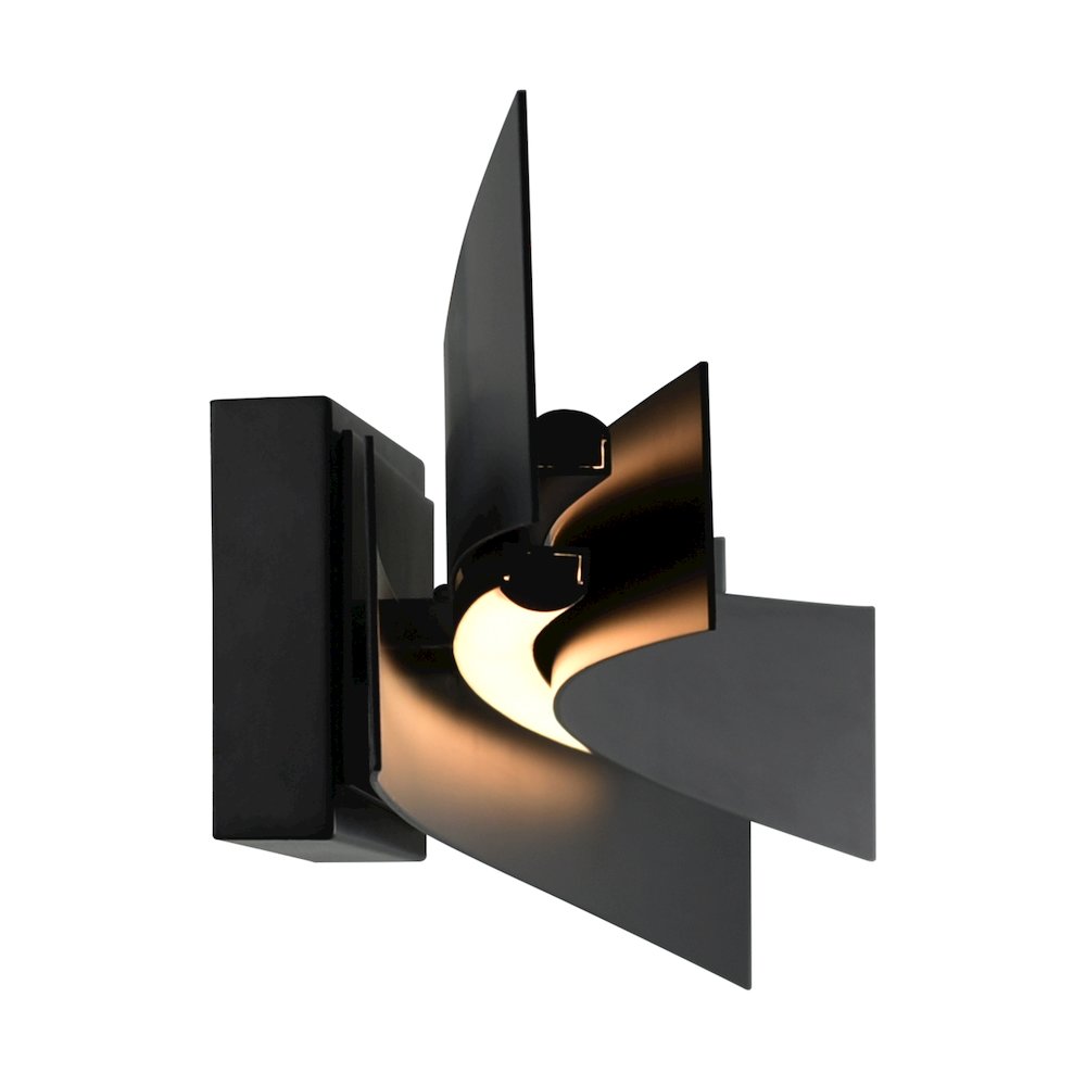 Candora Integrated LED Black Vanity Light. Picture 6