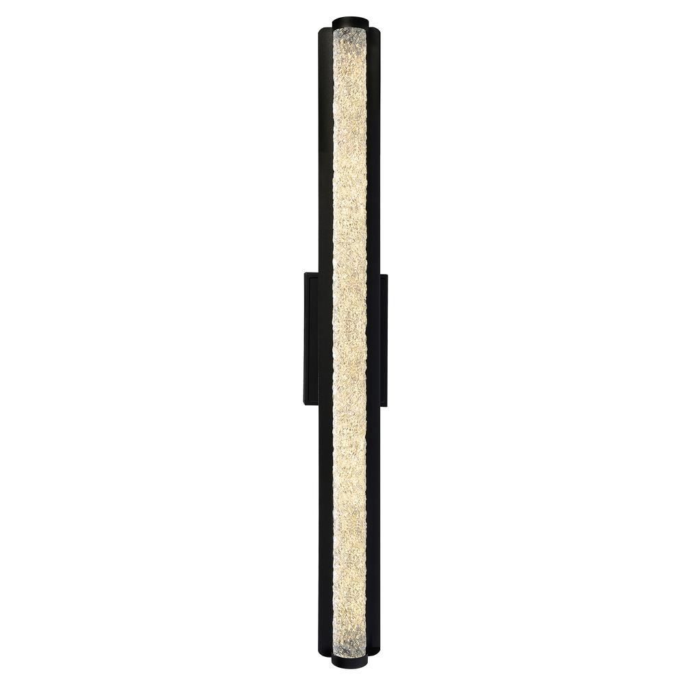 Fiji Integrated LED Black Outdoor Wall Light. Picture 1