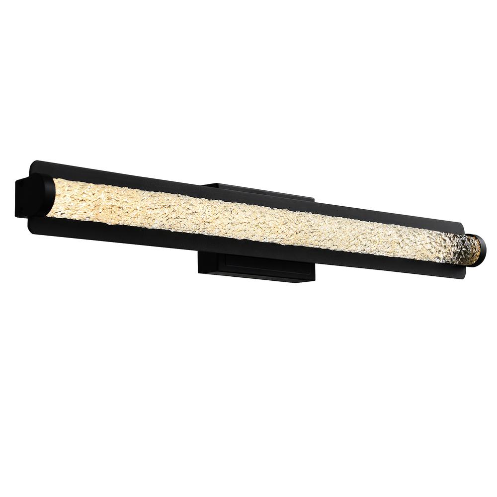 Fiji Integrated LED Black Outdoor Wall Light. Picture 2