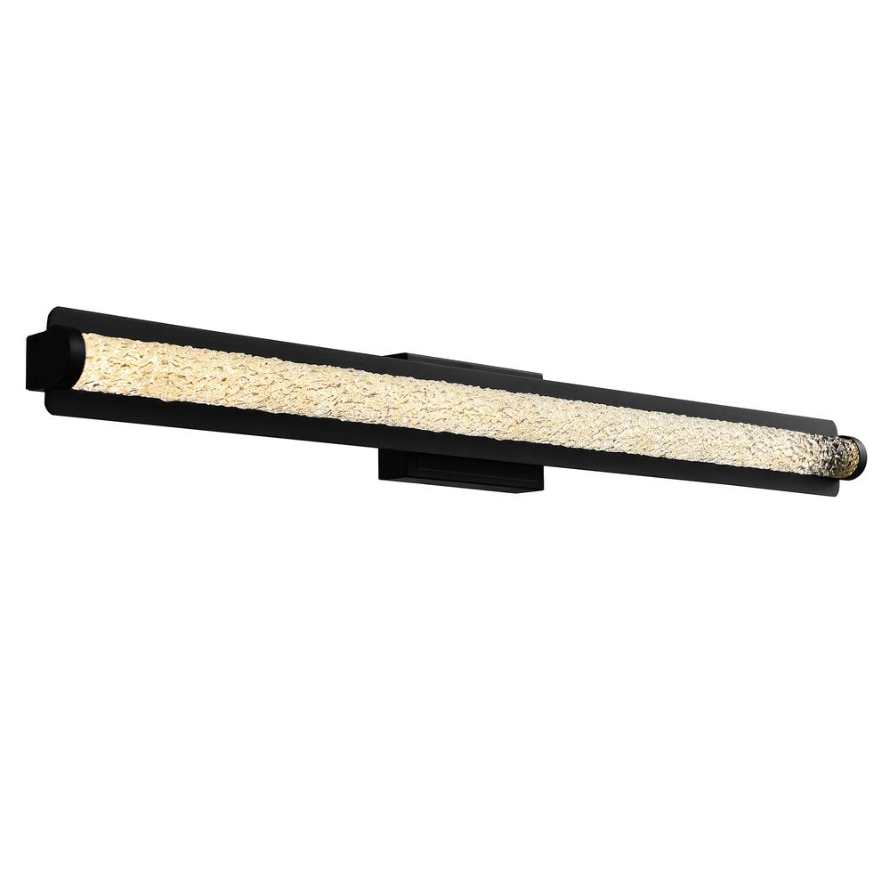 Fiji Integrated LED Black Outdoor Wall Light. Picture 2