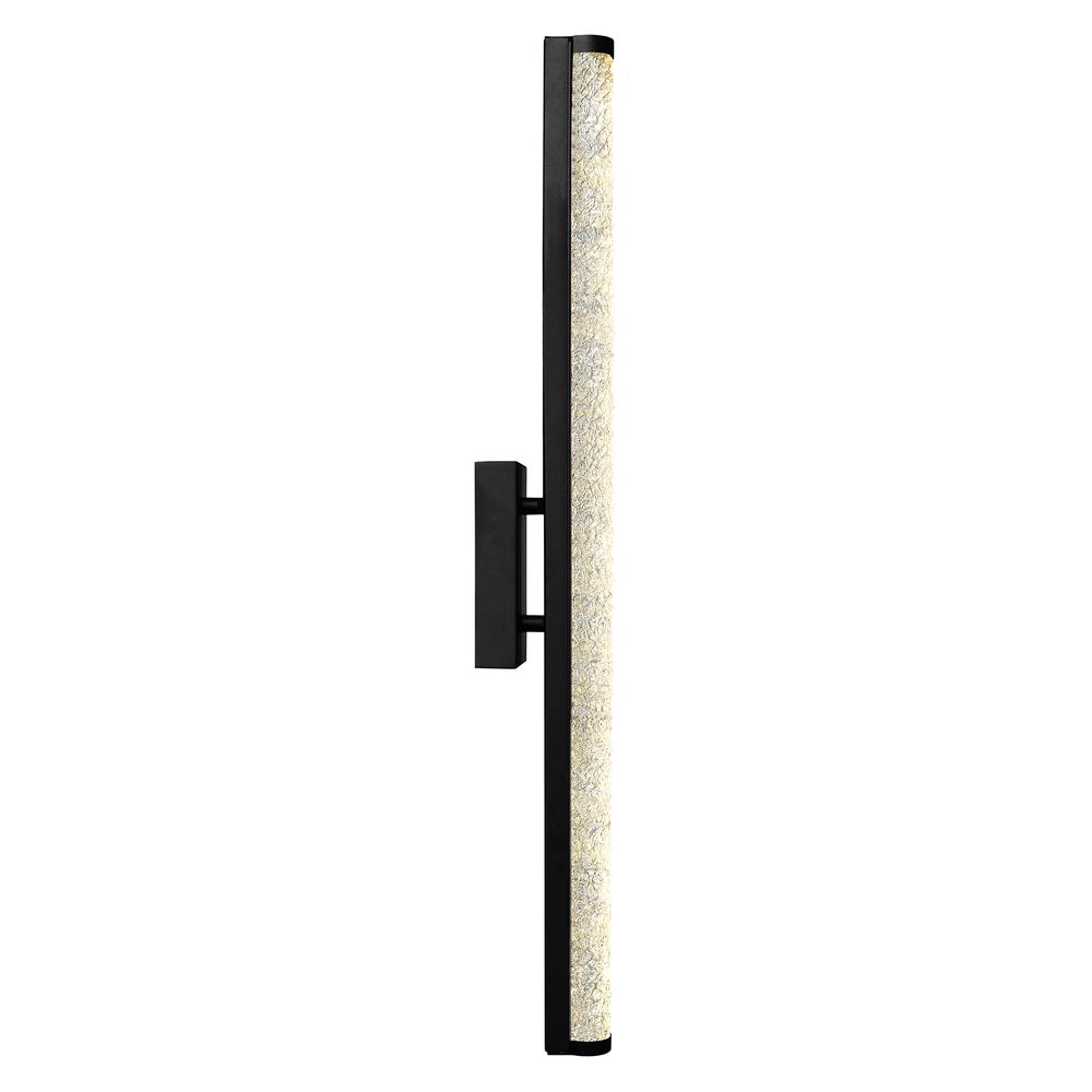 Fiji Integrated LED Black Outdoor Wall Light. Picture 4