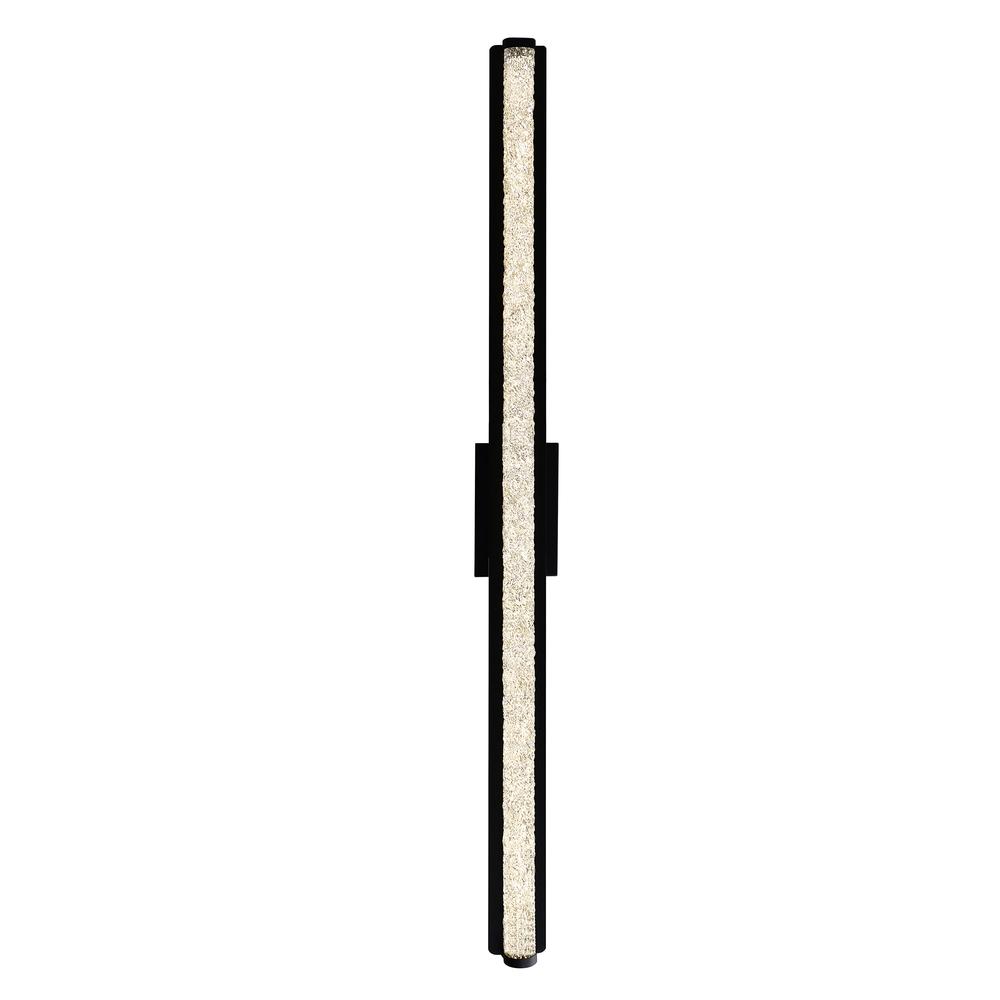 Fiji Integrated LED Black Outdoor Wall Light. Picture 1