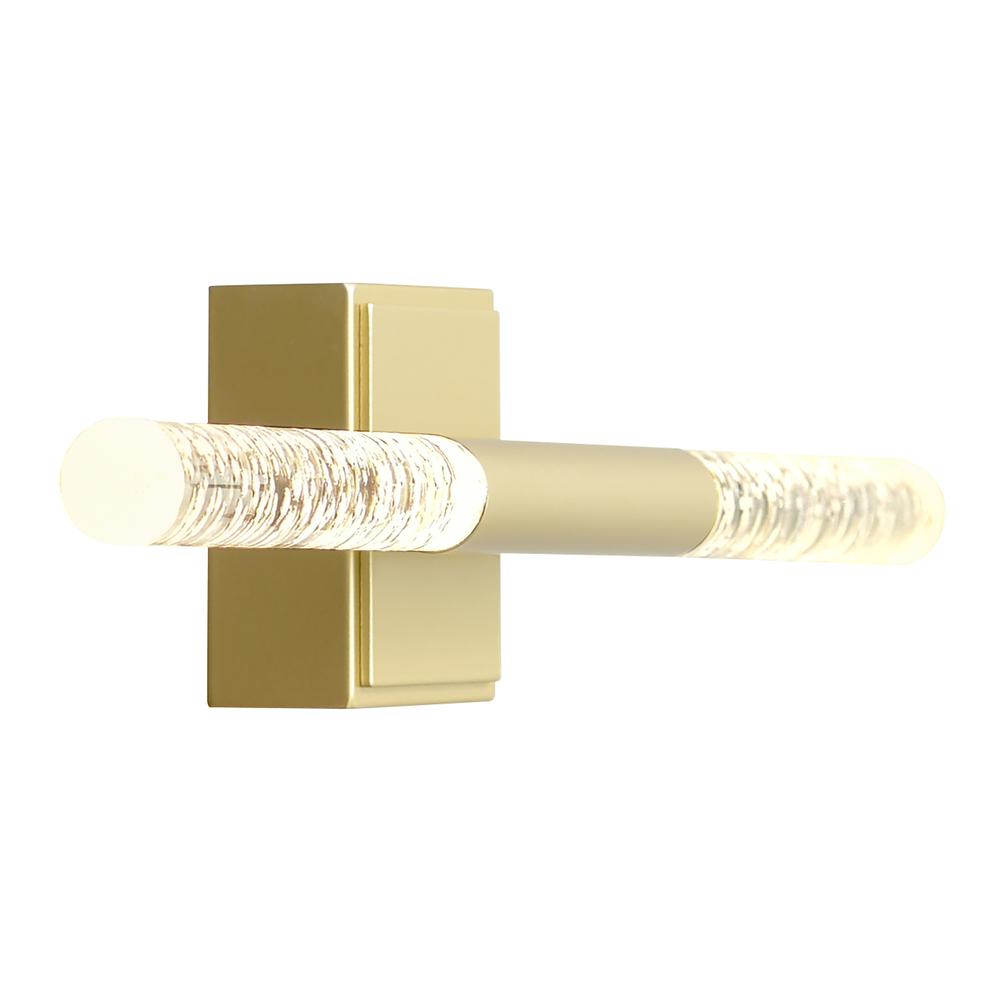 Dragonswatch Integrated LED Satin Gold Vanity Light. Picture 3