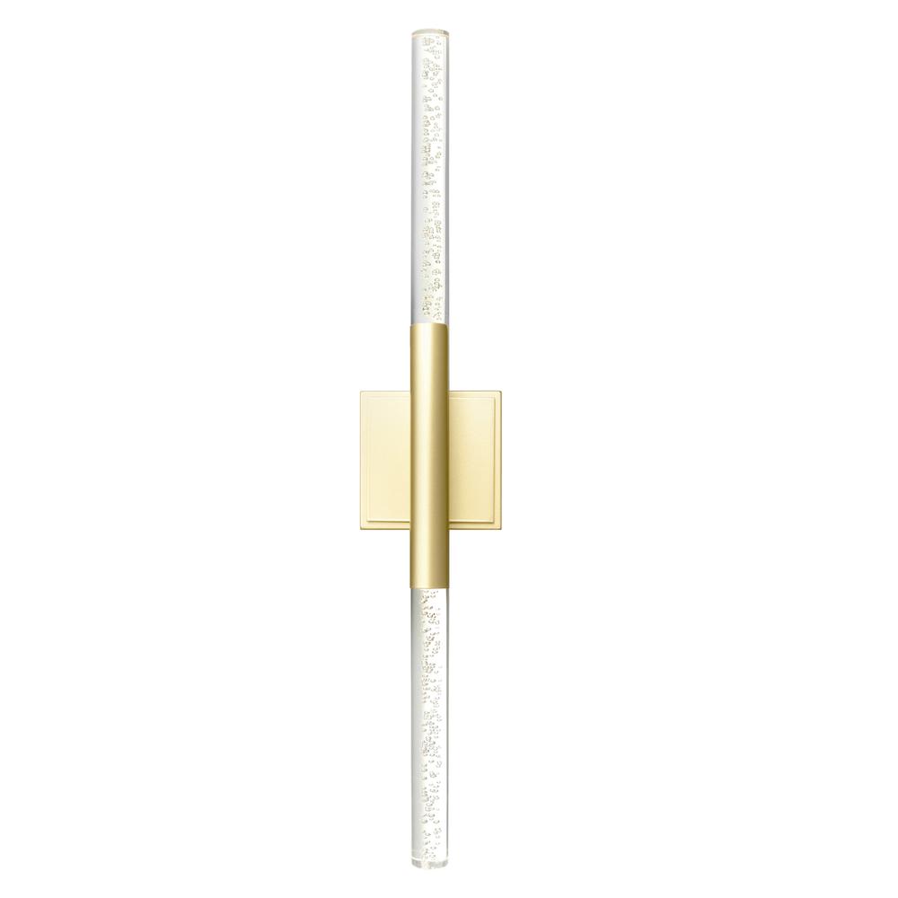 Dragonswatch Integrated LED Satin Gold Vanity Light. Picture 6