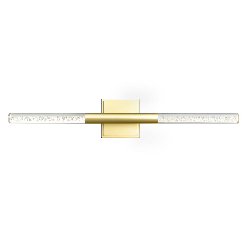 Dragonswatch Integrated LED Satin Gold Vanity Light. Picture 8