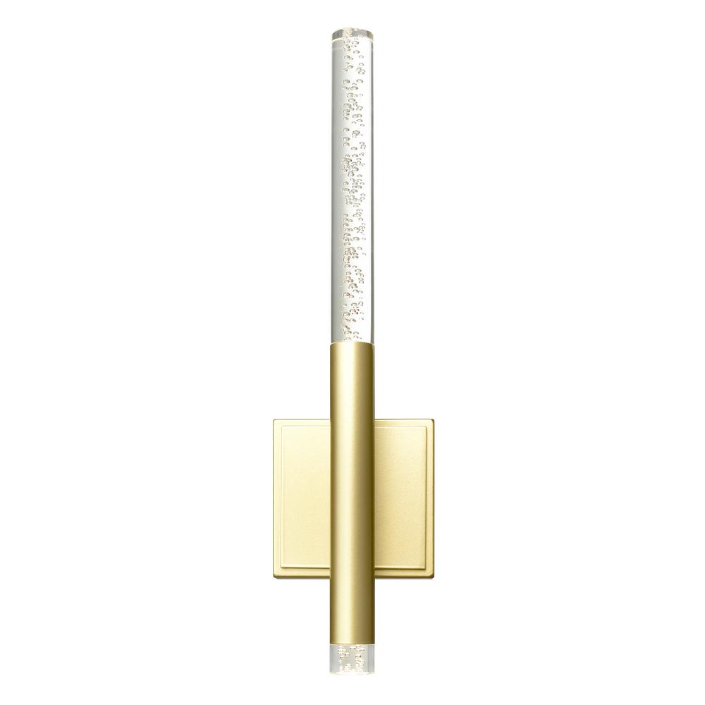 Dragonswatch Integrated LED Satin Gold Wall Light. Picture 2