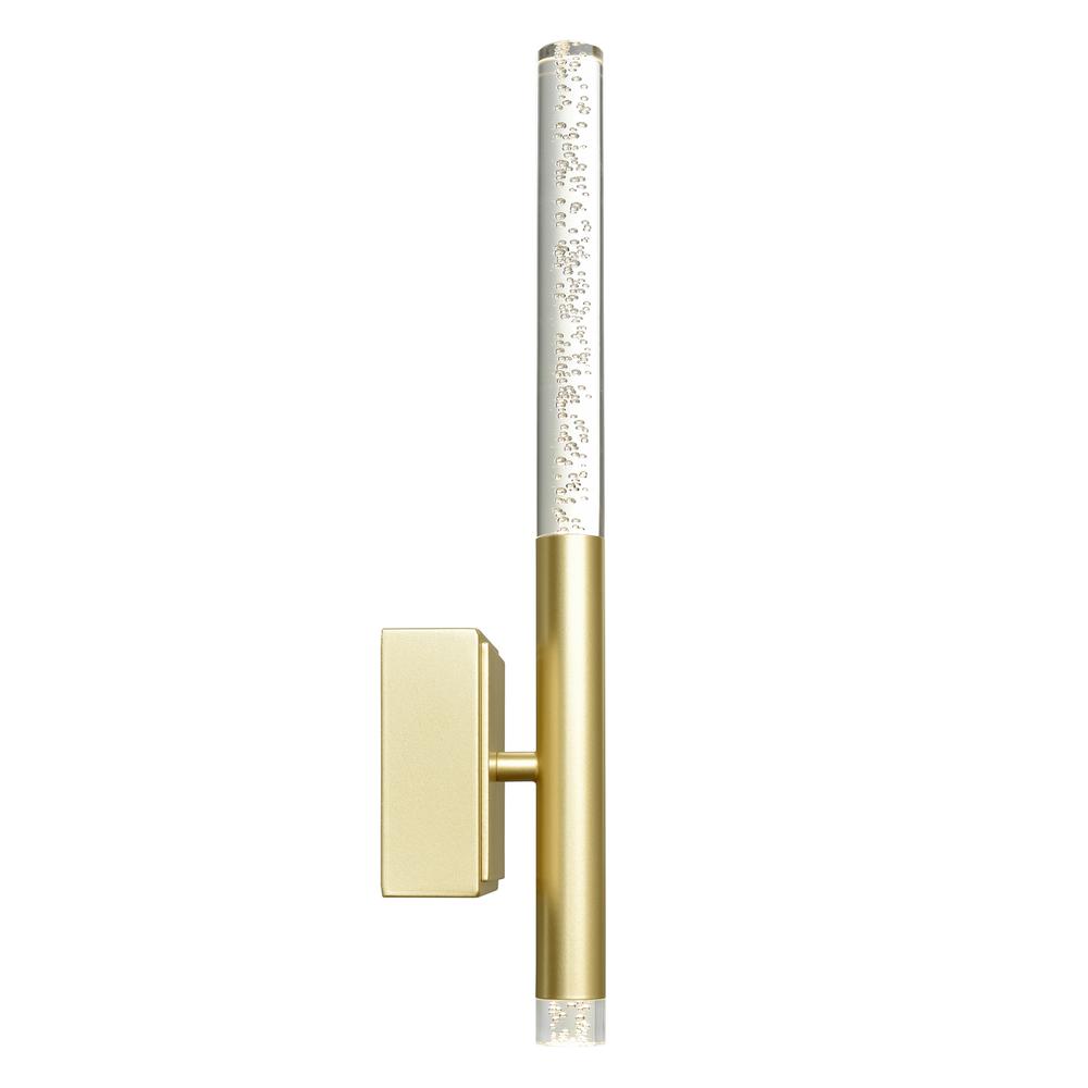 Dragonswatch Integrated LED Satin Gold Wall Light. Picture 3