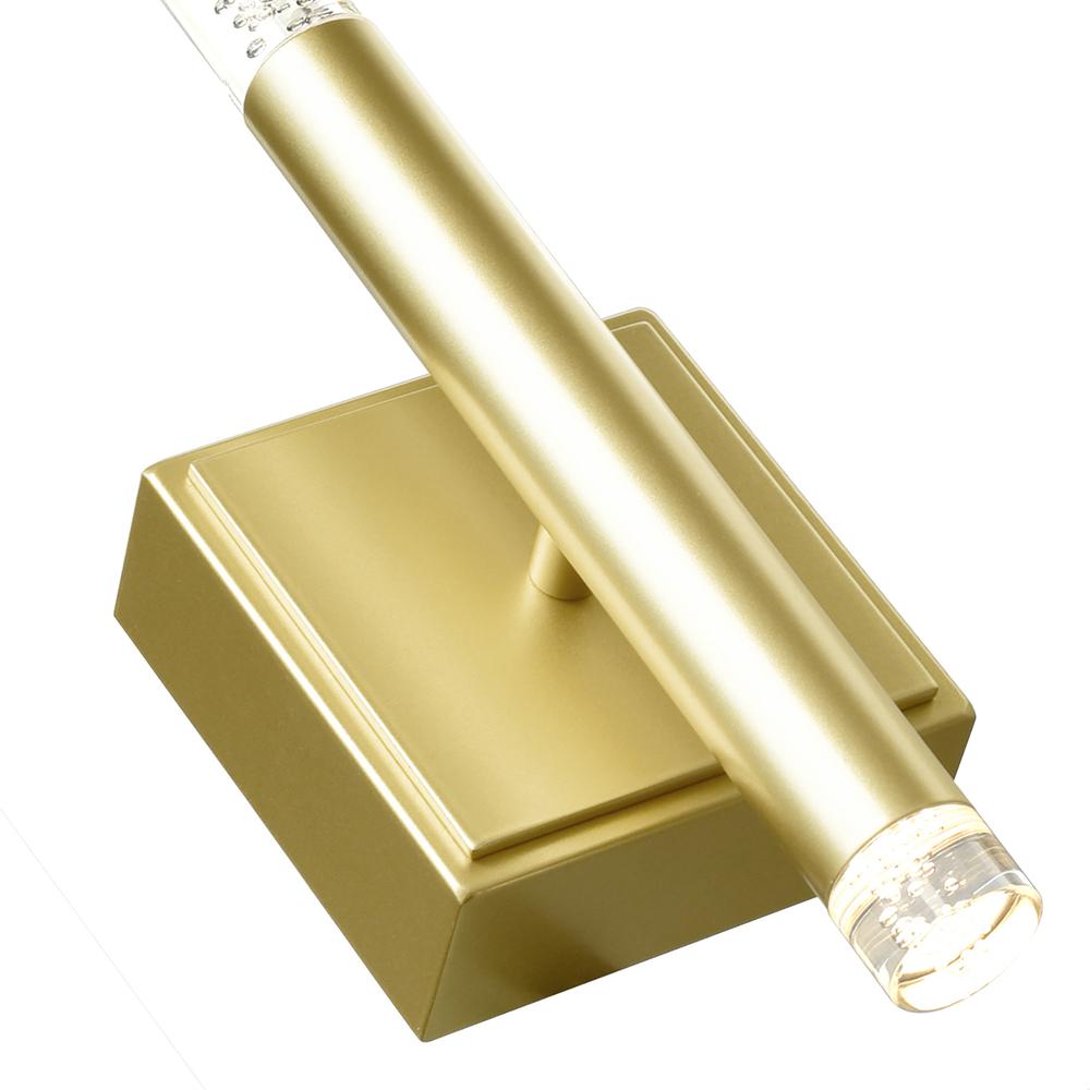Dragonswatch Integrated LED Satin Gold Wall Light. Picture 5