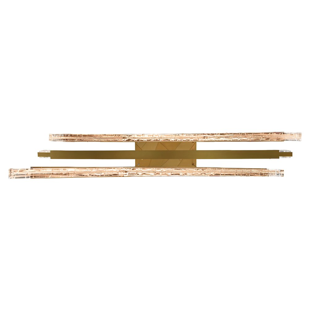Saber Integrated LED Brass Chandelier. Picture 6