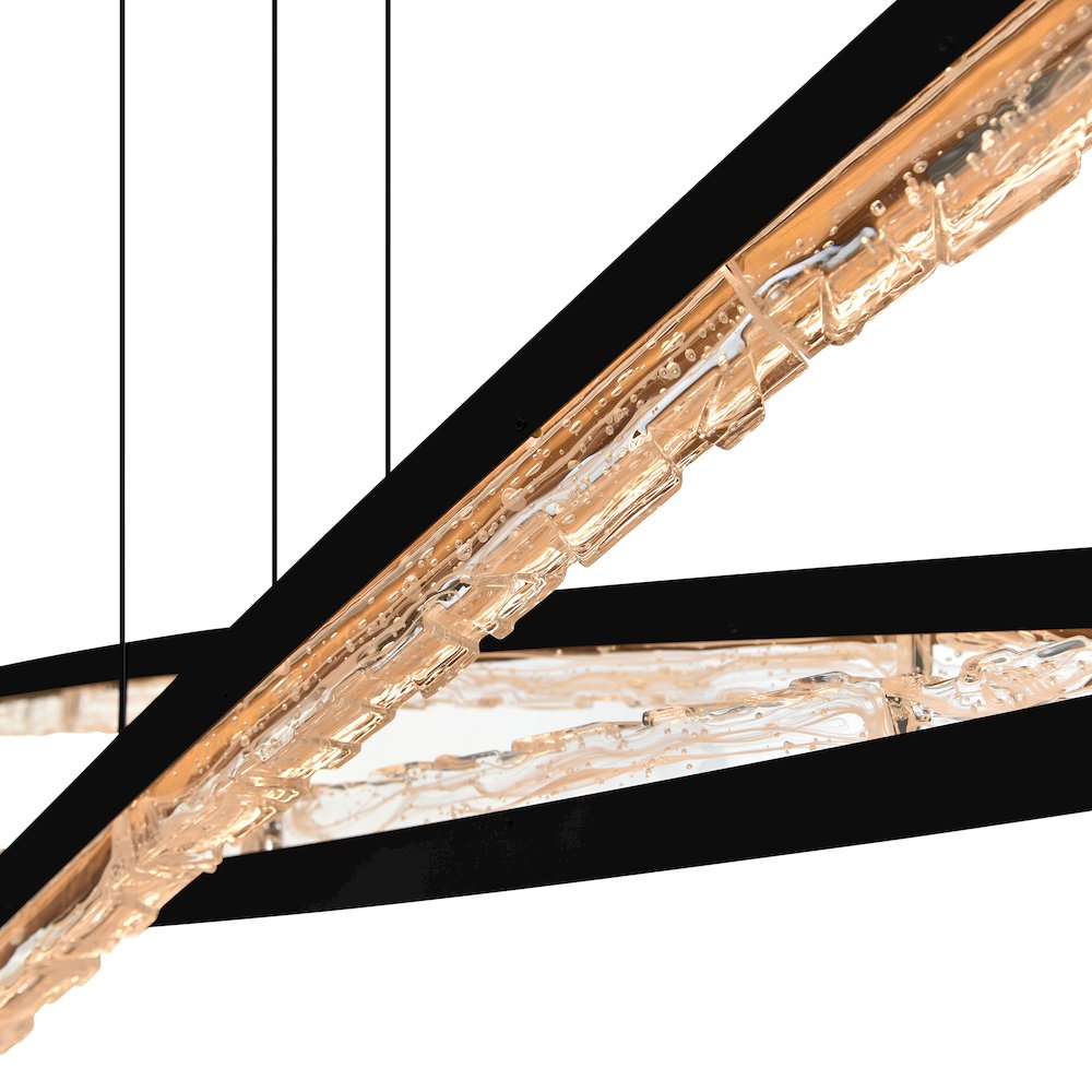 Saber Integrated LED Black Chandelier. Picture 6