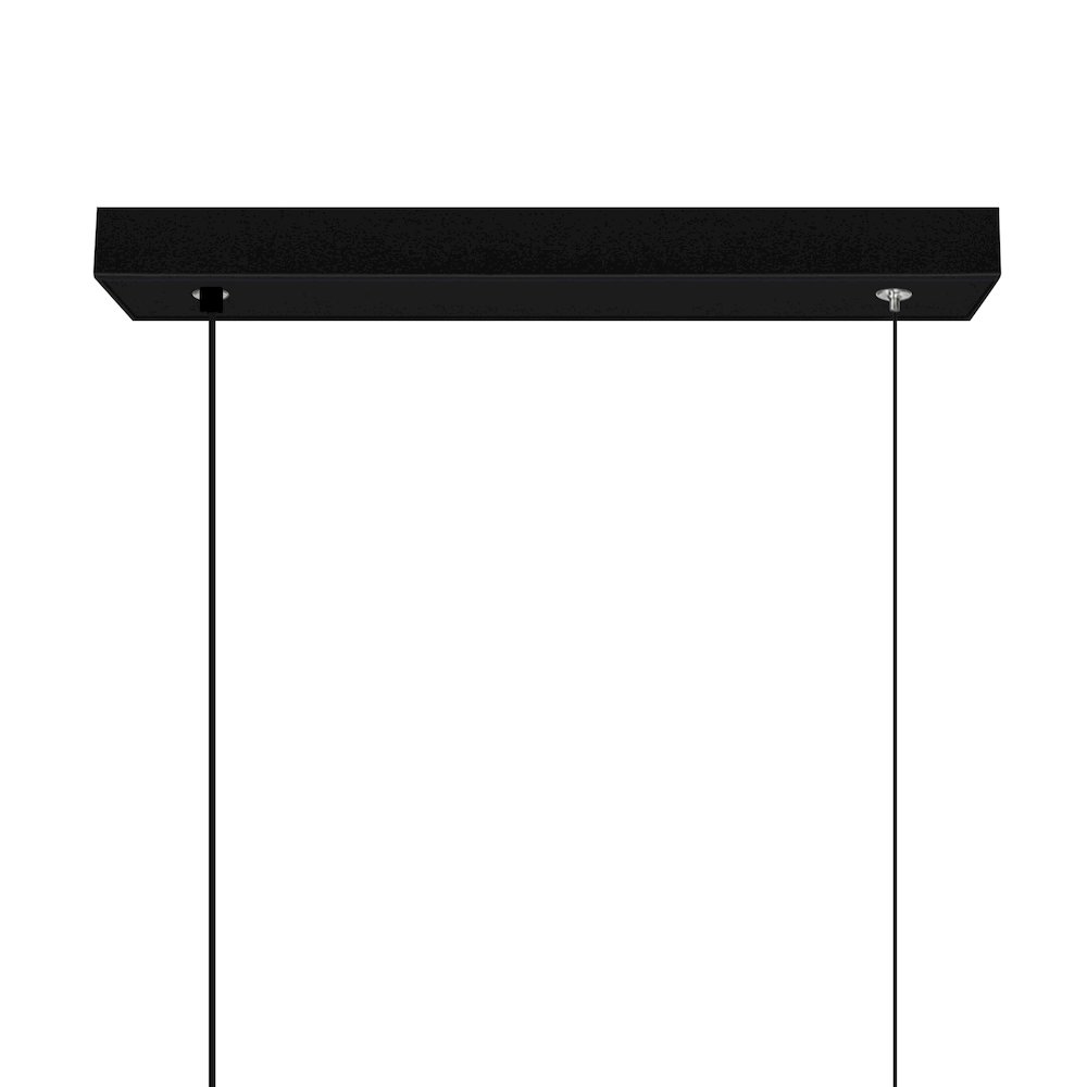 Moon Integrated LED Black Chandelier. Picture 6