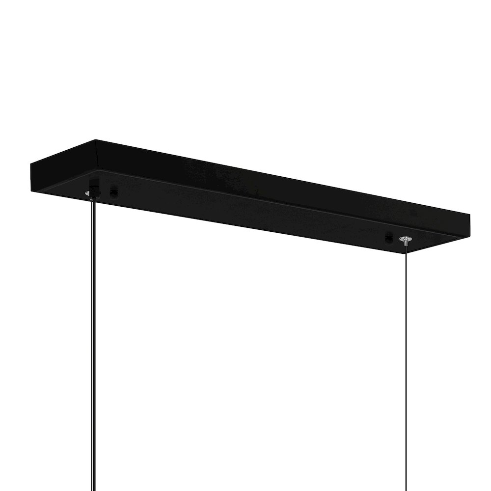 Moon Integrated LED Black Chandelier. Picture 6